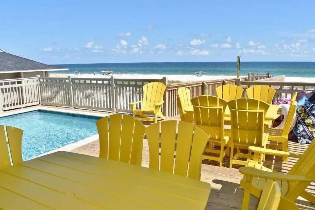 Beachfront~8Bedrooms~Lemonshello Gulf Shores Bagian luar foto